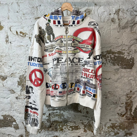 Vale Peace Zip Up Hoodie