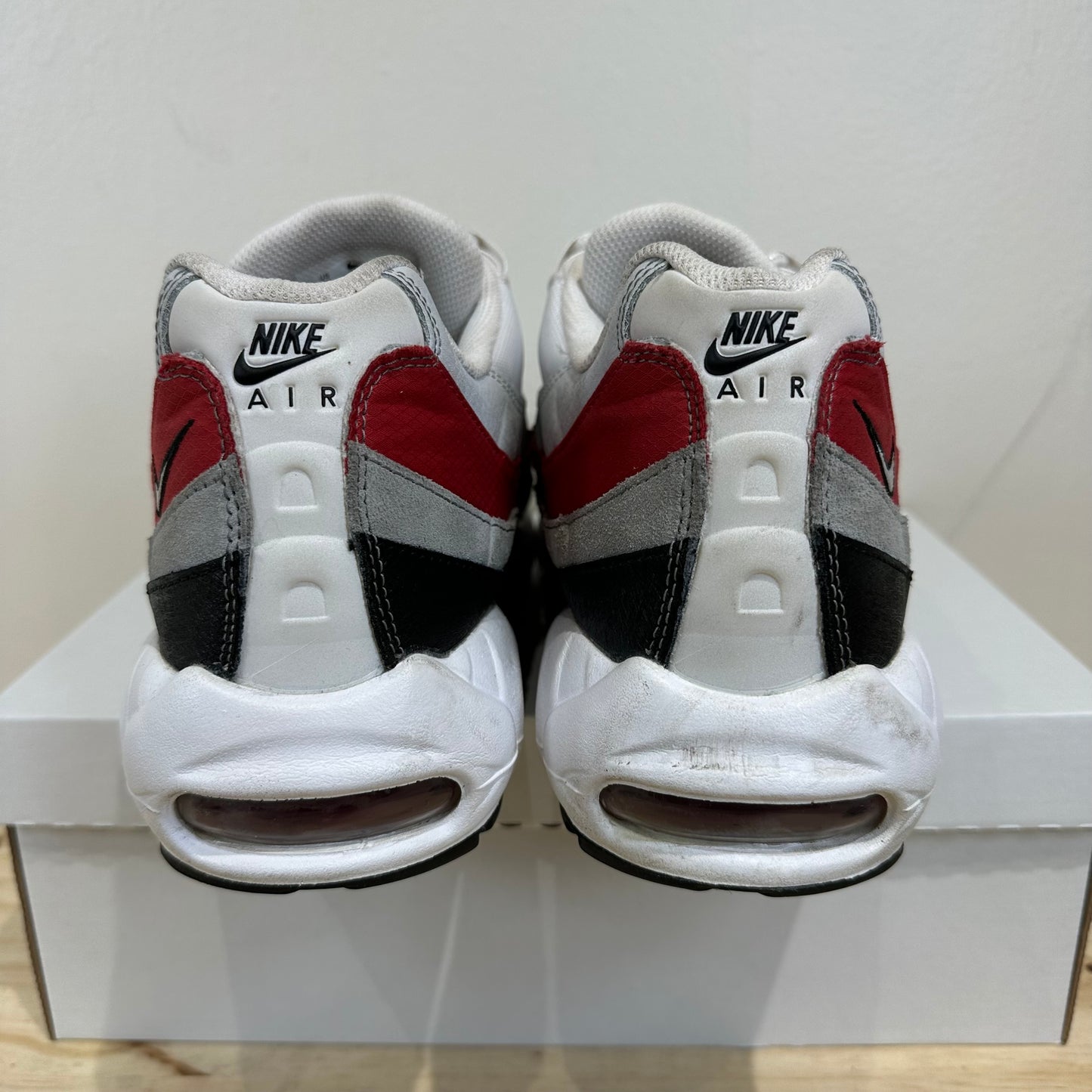 Nike Air Max 95 White Red Sz 13