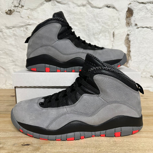 Air Jordan 10 Cool Grey Sz 12