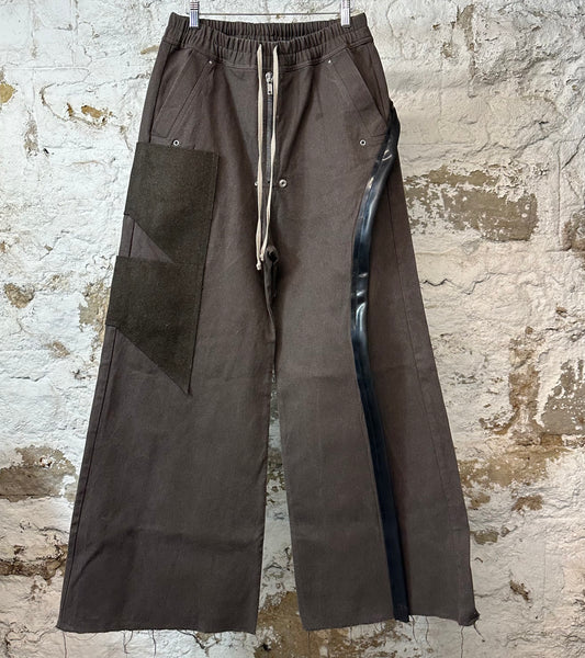 Rick Owens Mastadon Cargo Wide Bela Pants Brown Sz M