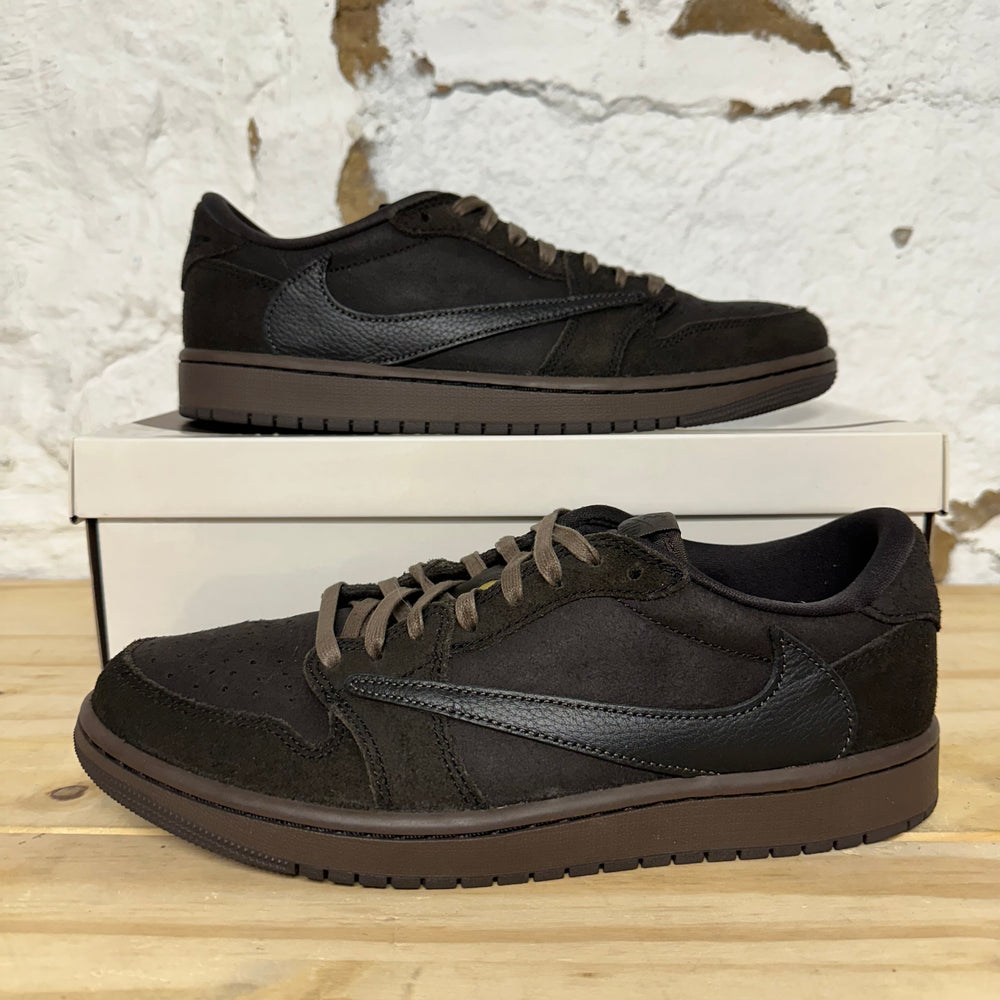 Air Jordan 1 Low Travis Scott Velvet Brown Sz 9