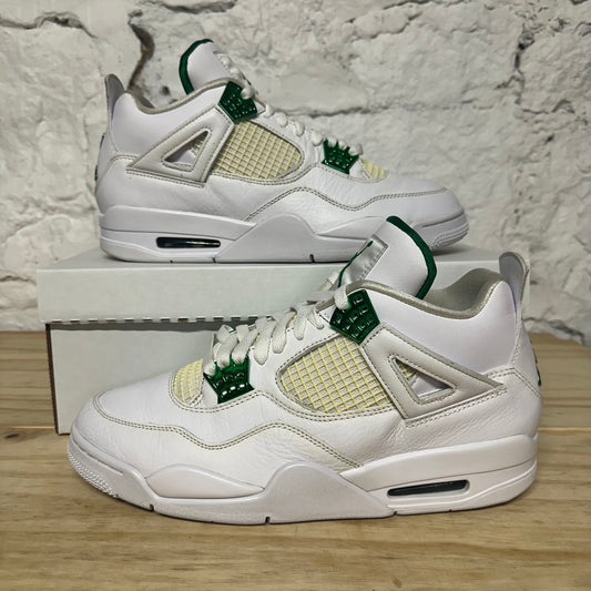 Air Jordan 4 Green Metallic Sz 10.5