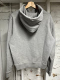 Off-White Grey Small Logo Hoodie Sz M