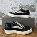 Rick Owens Vintage Black Leather Milk Sneaker Sz 5 (37) DS