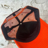 Amiri Black Spell Orange Trucker Hat