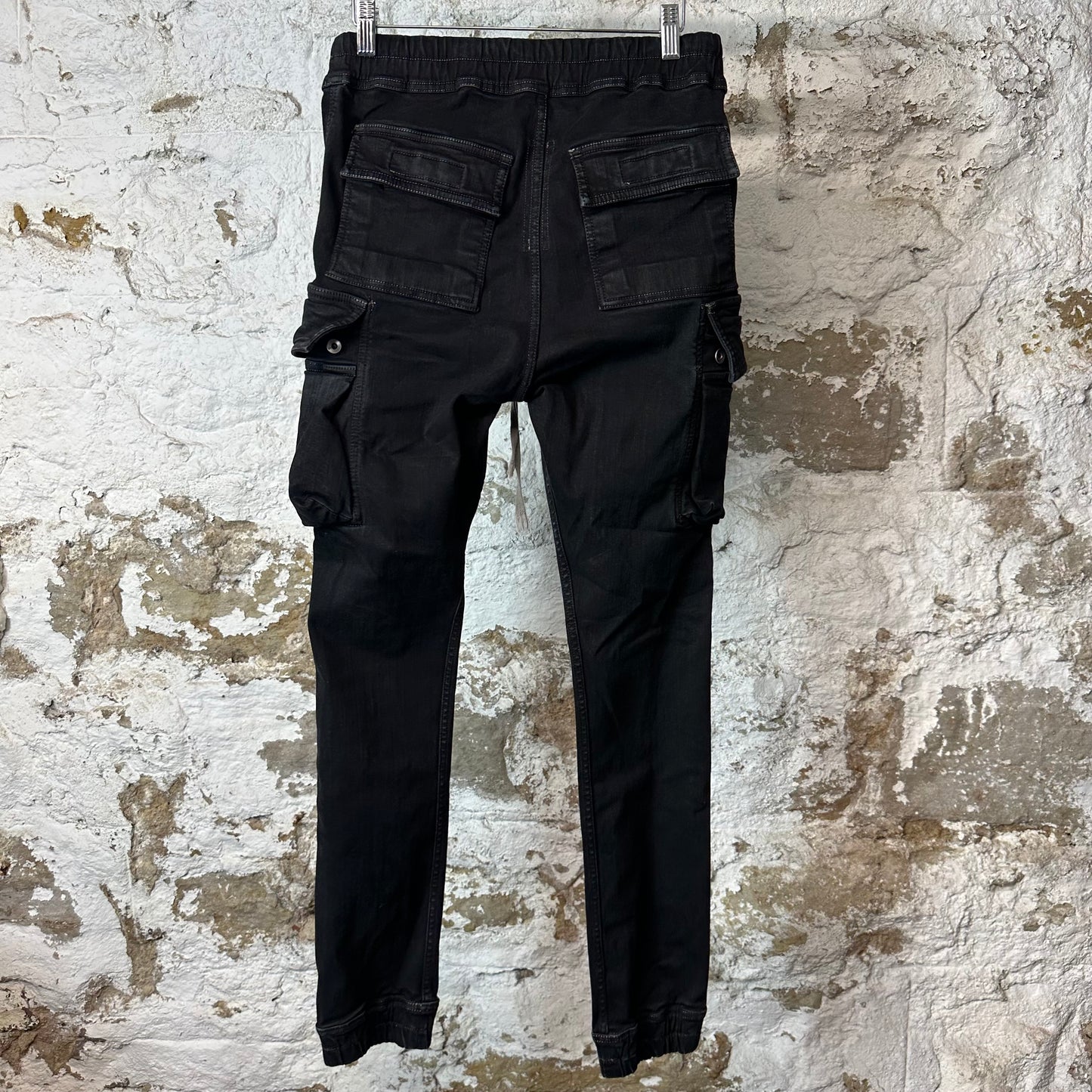 Rick Owens DRKSHDW Black Cargo Pants Sz S