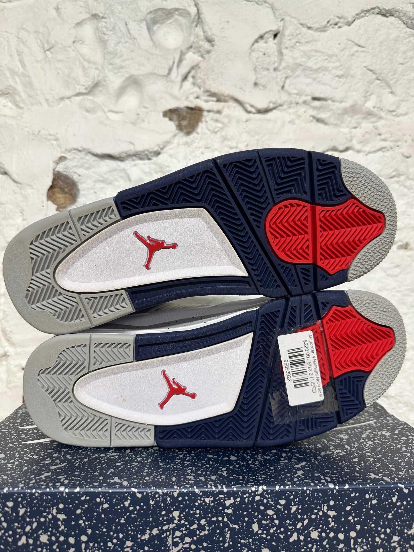 Air Jordan 4 Midnight Navy Sz 9