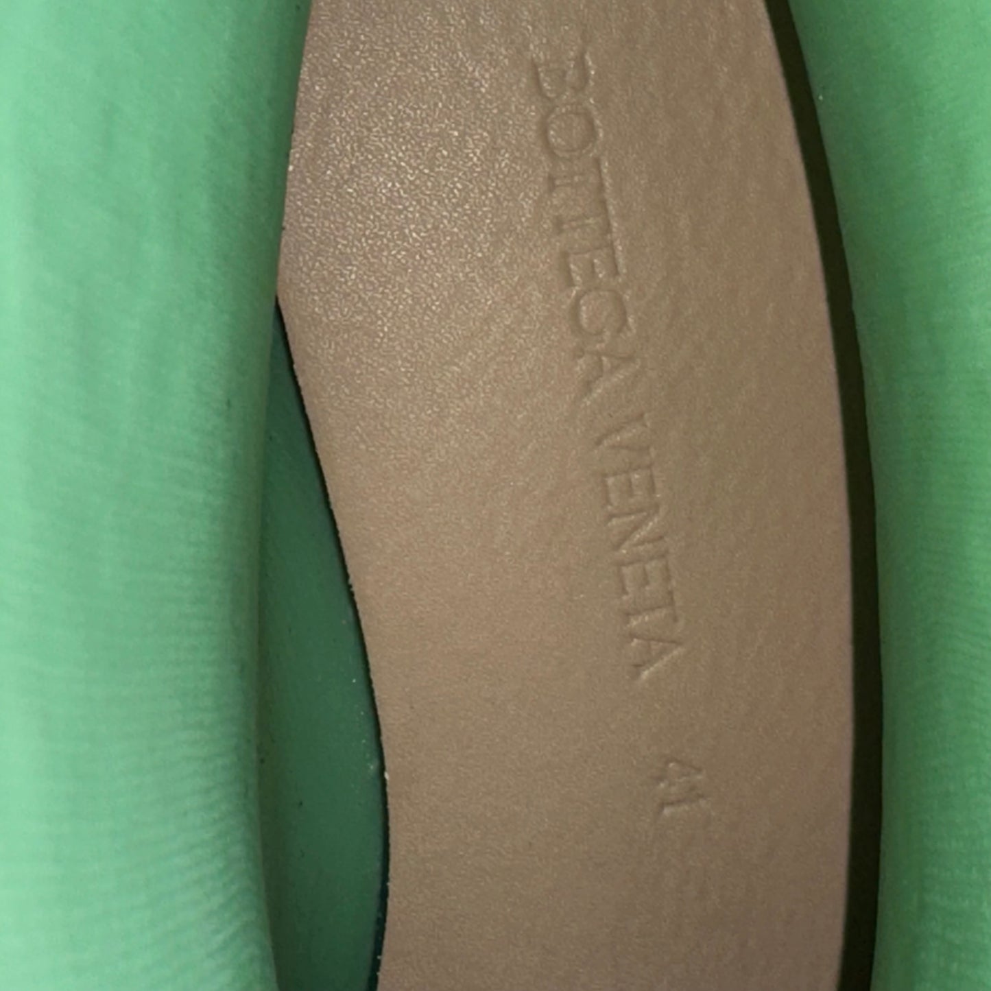 Bottega Veneta Green Fireman Puddle Boot Sz 8 (41)