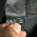 Amiri MX1 Black Leather Black Denim Jeans Sz 29