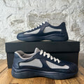 Prada Americas Cup Navy Rubber Sneaker Sz 8 (41)