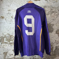 Supreme Umbro Purple Zip Up Sweater Sz M