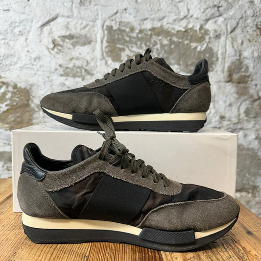 Moncler Horase Green Camo Black Sneaker Sz 10 (43)
