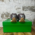 Bottega Veneta Burgundy Silver Orbit Sneaker Sz 6 (38) DS