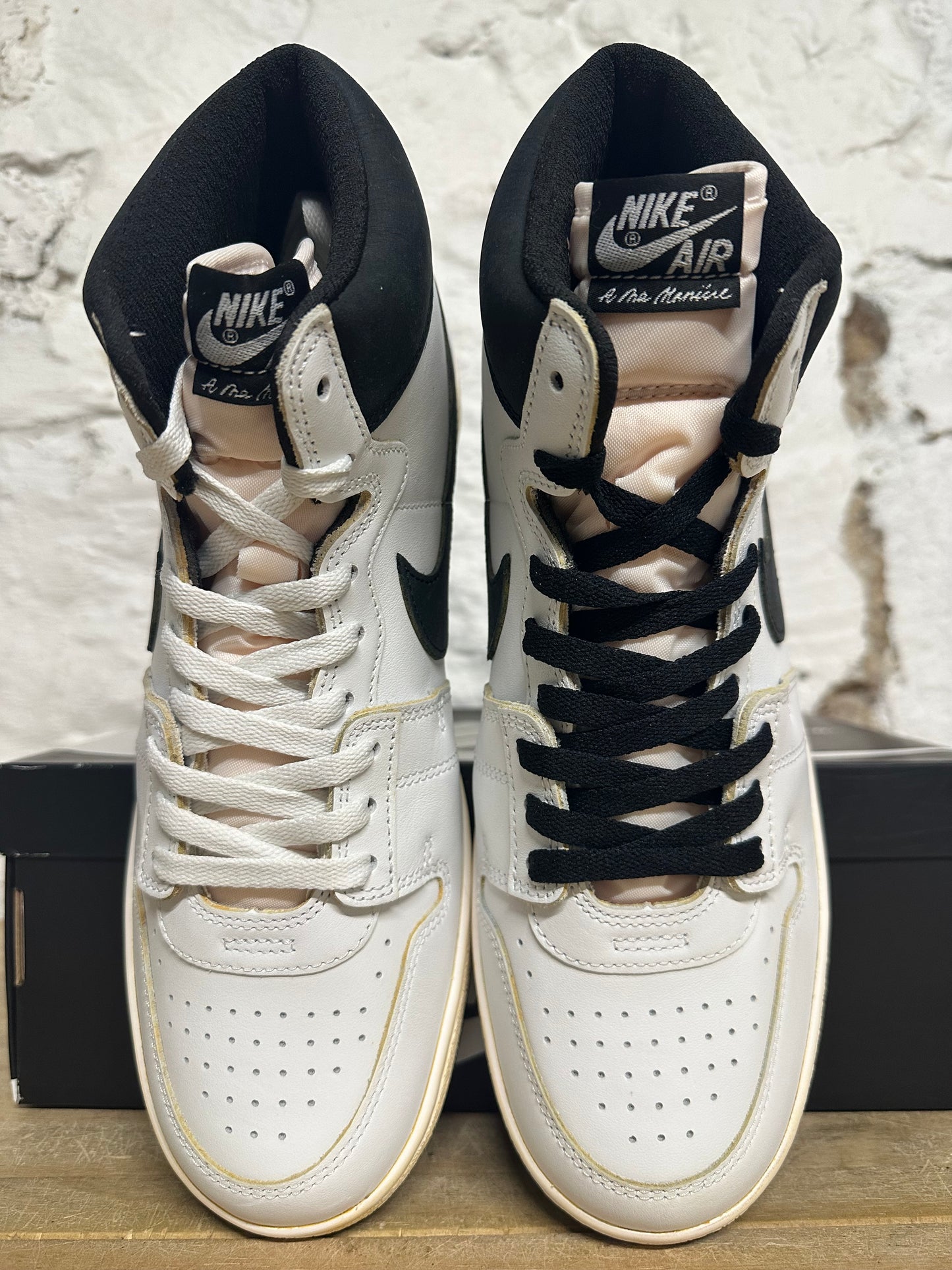 Nike Jordan Air Ship A Ma Maniere White Black Sz 11 DS