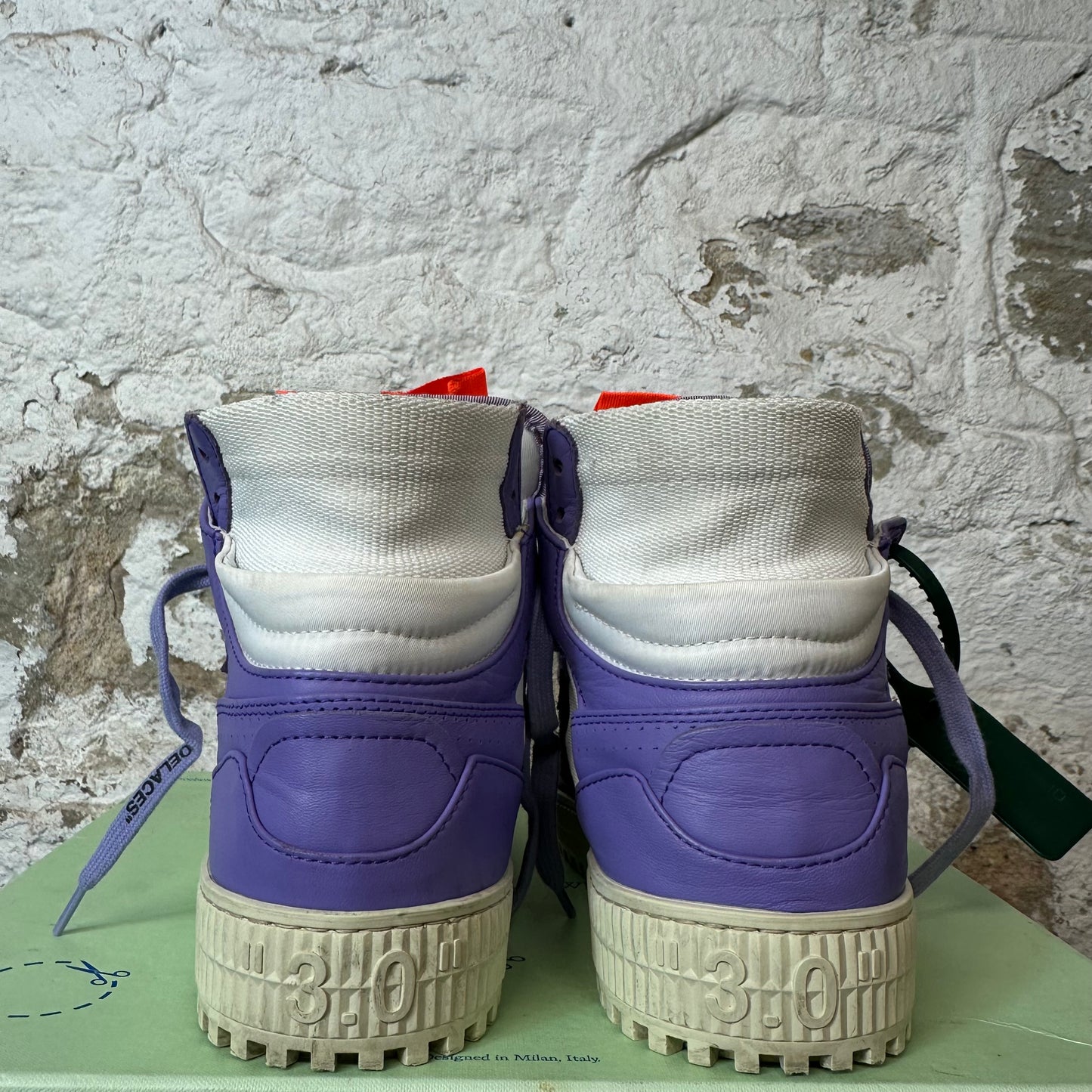 Off-White Court 3.0 Purple White Sneaker Sz 6.5 (39)