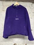 Supreme Polartec Shearling Reversible Purple Jacket Sz XL