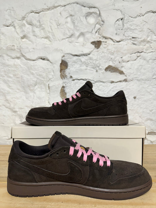 Air Jordan 1 Low Travis Scott Velvet Brown Sz 13