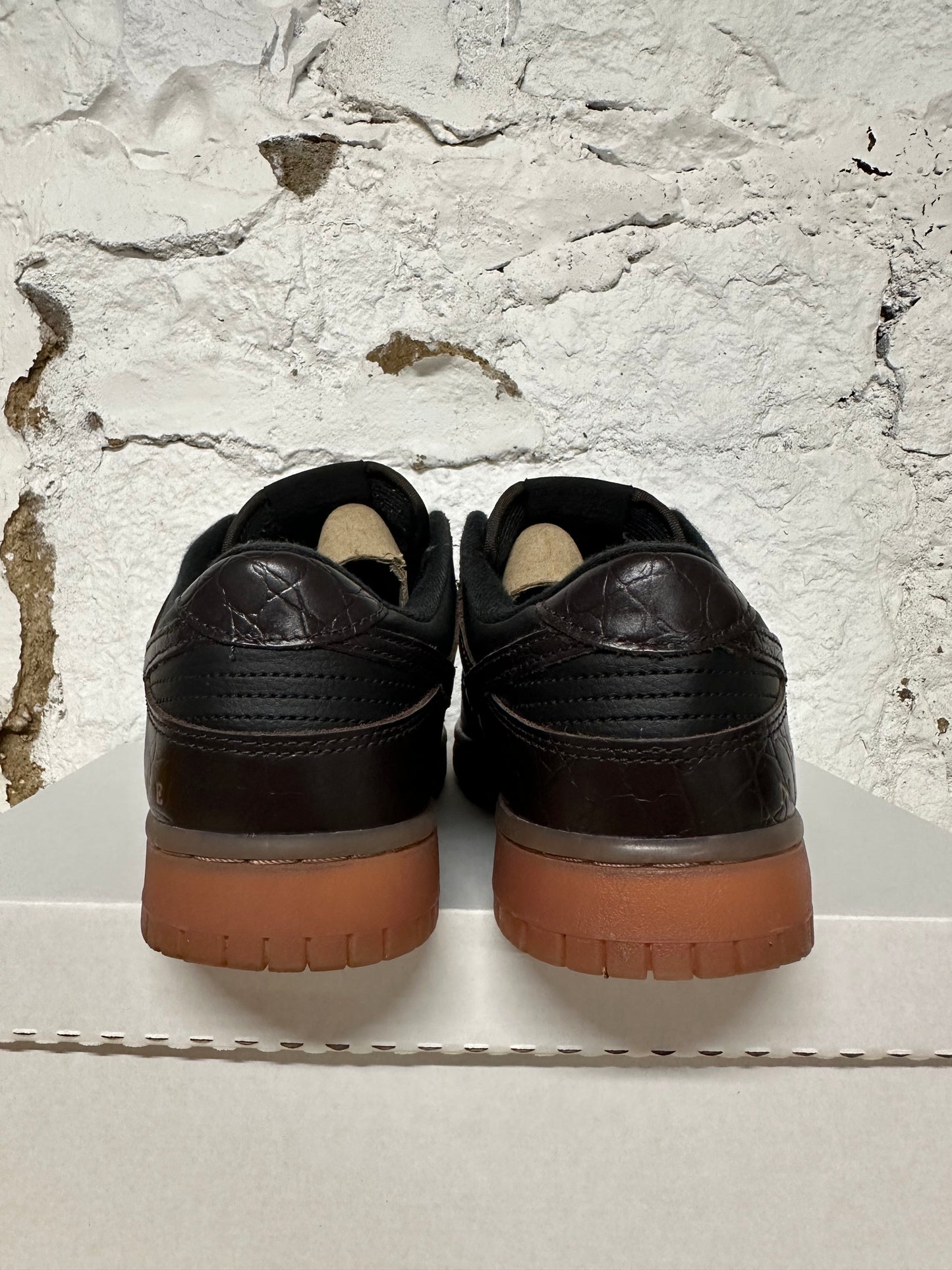 Nike Dunk Low Velvet Brown Black Sz 9