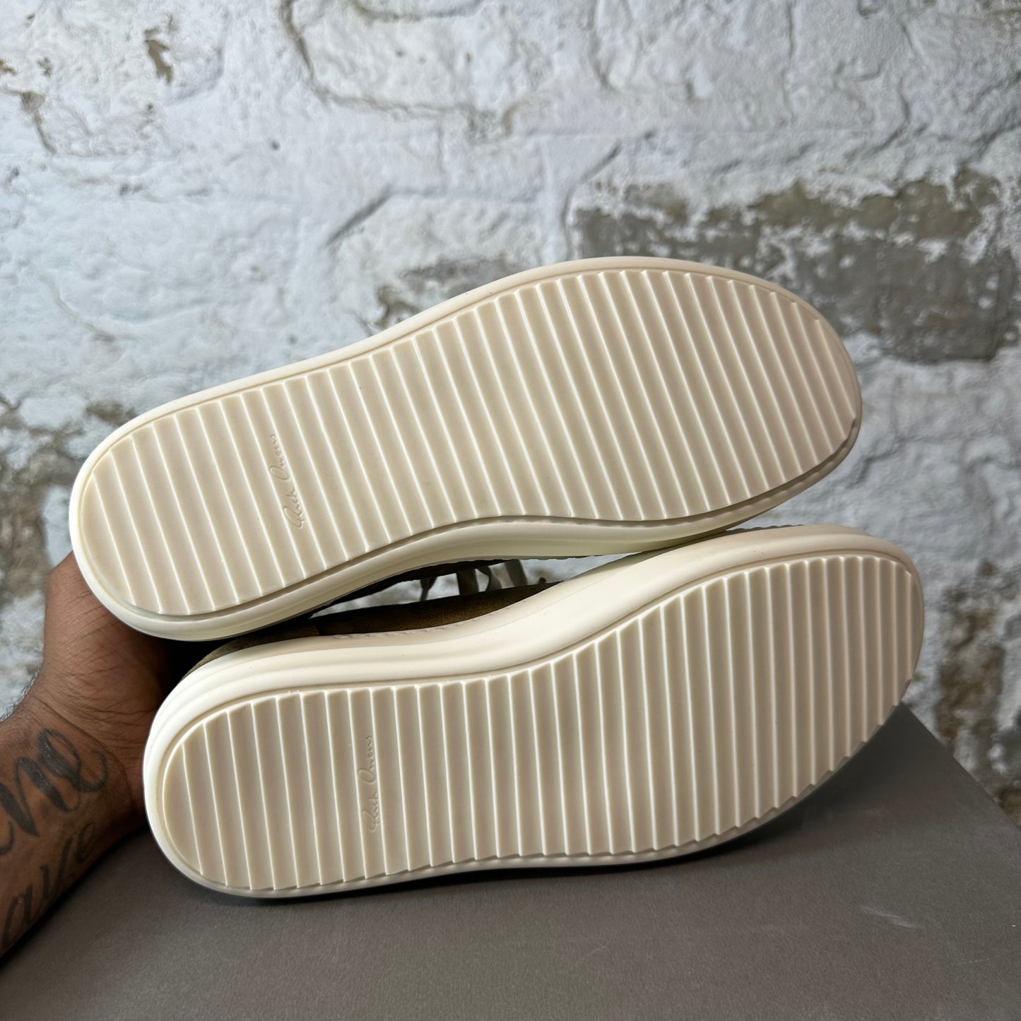 Rick Owens Vintage Sumi Brown Milk Sneaker DS