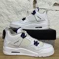 Air Jordan 4 Purple Metallic Sz 5.5Y