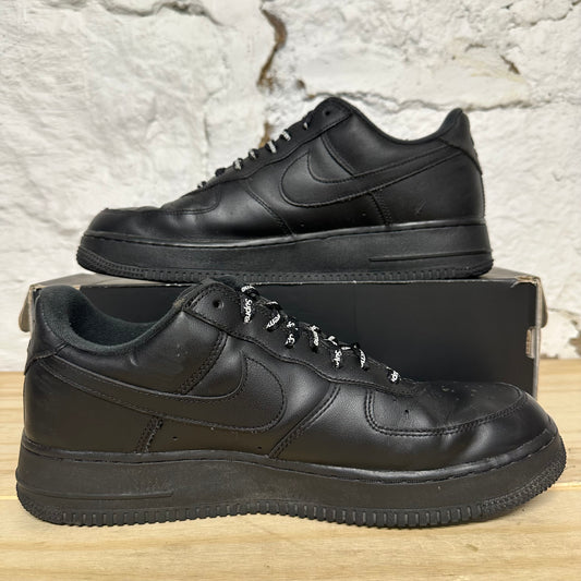 Supreme Af1 Black Sz 10