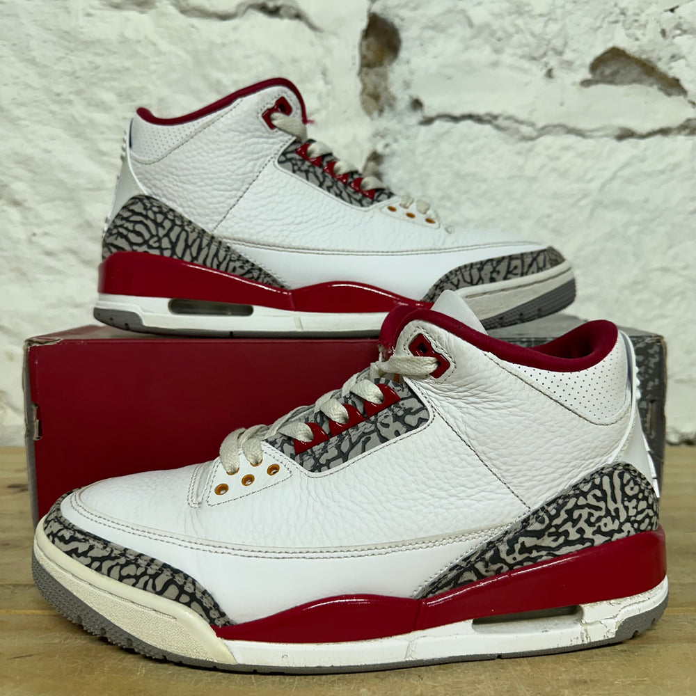 Air Jordan 3 Cardinal Sz 9