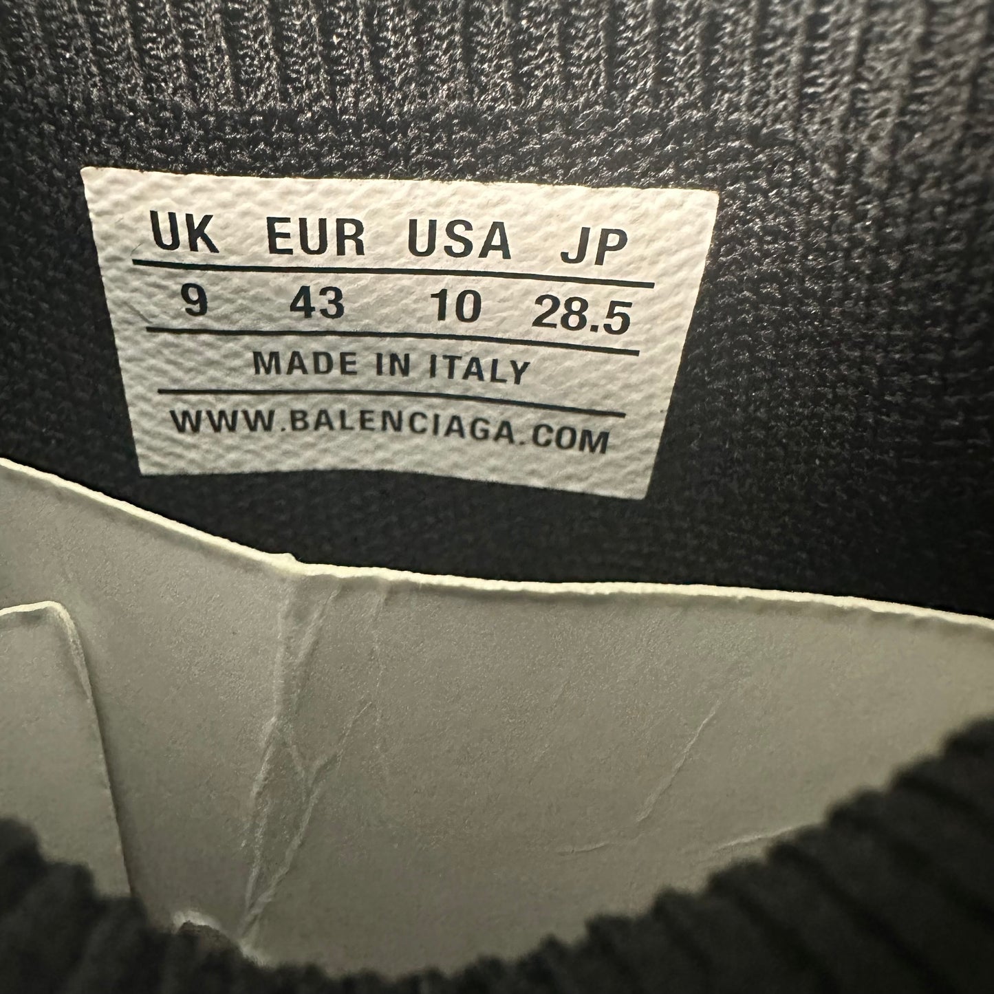 Balenciaga Triple Black Sock Runner Sneaker Sz 10 (43)