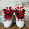 Lanvin Curb Red Lace White Sneaker Sz 10 (43)