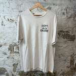 Gallery Dept Black Logo White T-shirt Sz L