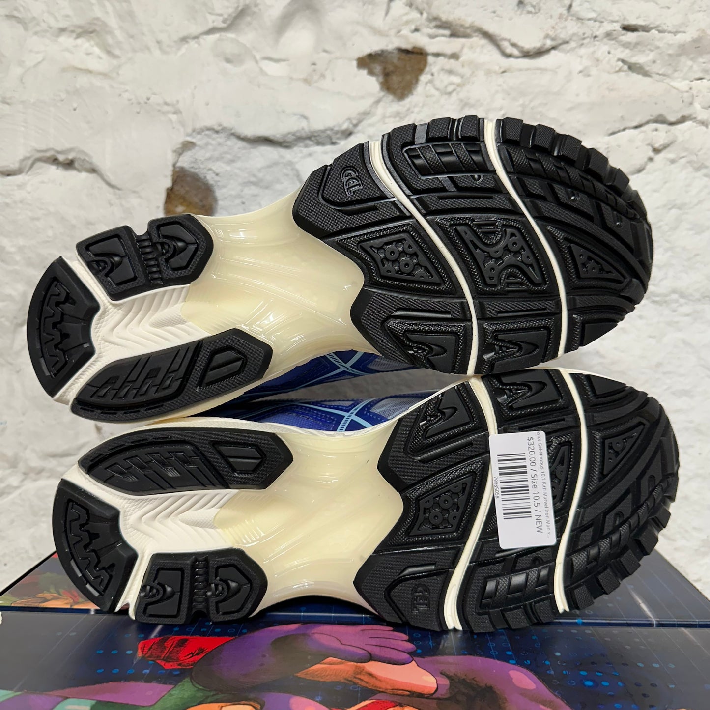 Asics Gel-Nimbus 10.1 Kith Marvel Iron Man v Mega Man Sz 10.5 DS