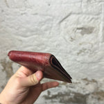 Gucci Red Embossed Monogram Bifold Wallet