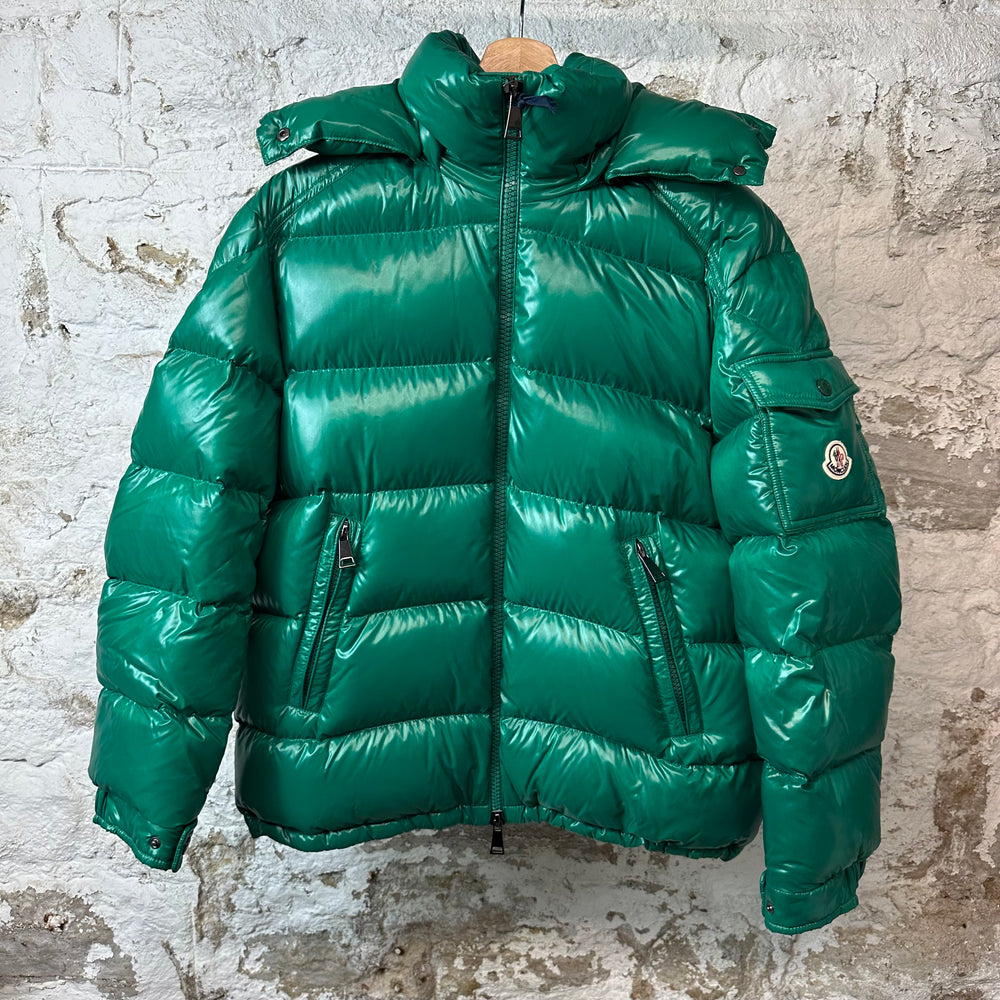 Moncler Maire Giubbotto Green Puffer Jacket Sz M (2)