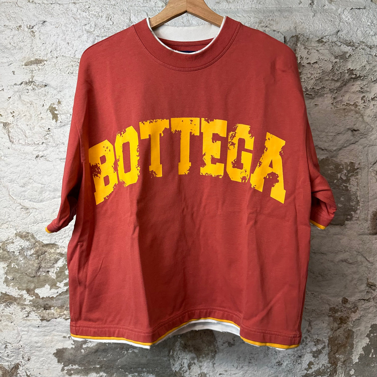 Bottega Desires War Red T-Shirt Sz M