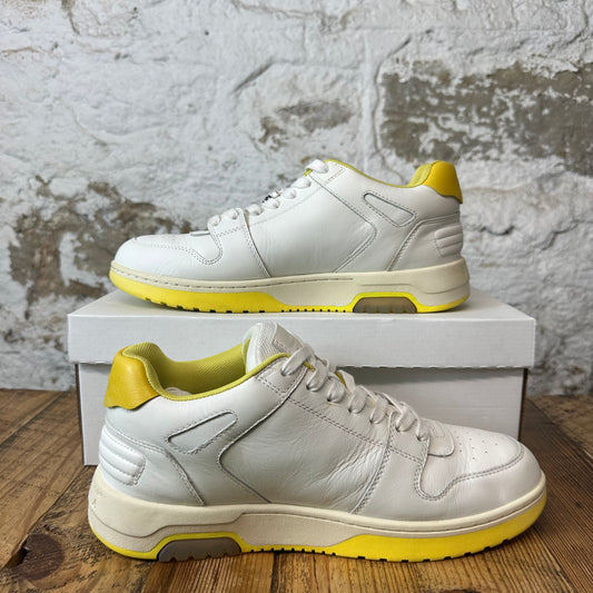 Off-White Out Of Office Yellow White Sneaker Sz 10 (43)