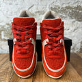 Chanel White CC Red Tweed Trainer Sneaker Sz 8 (41)