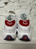 Reebok Question Mid Red Toe 25th Anniversary Sz 8