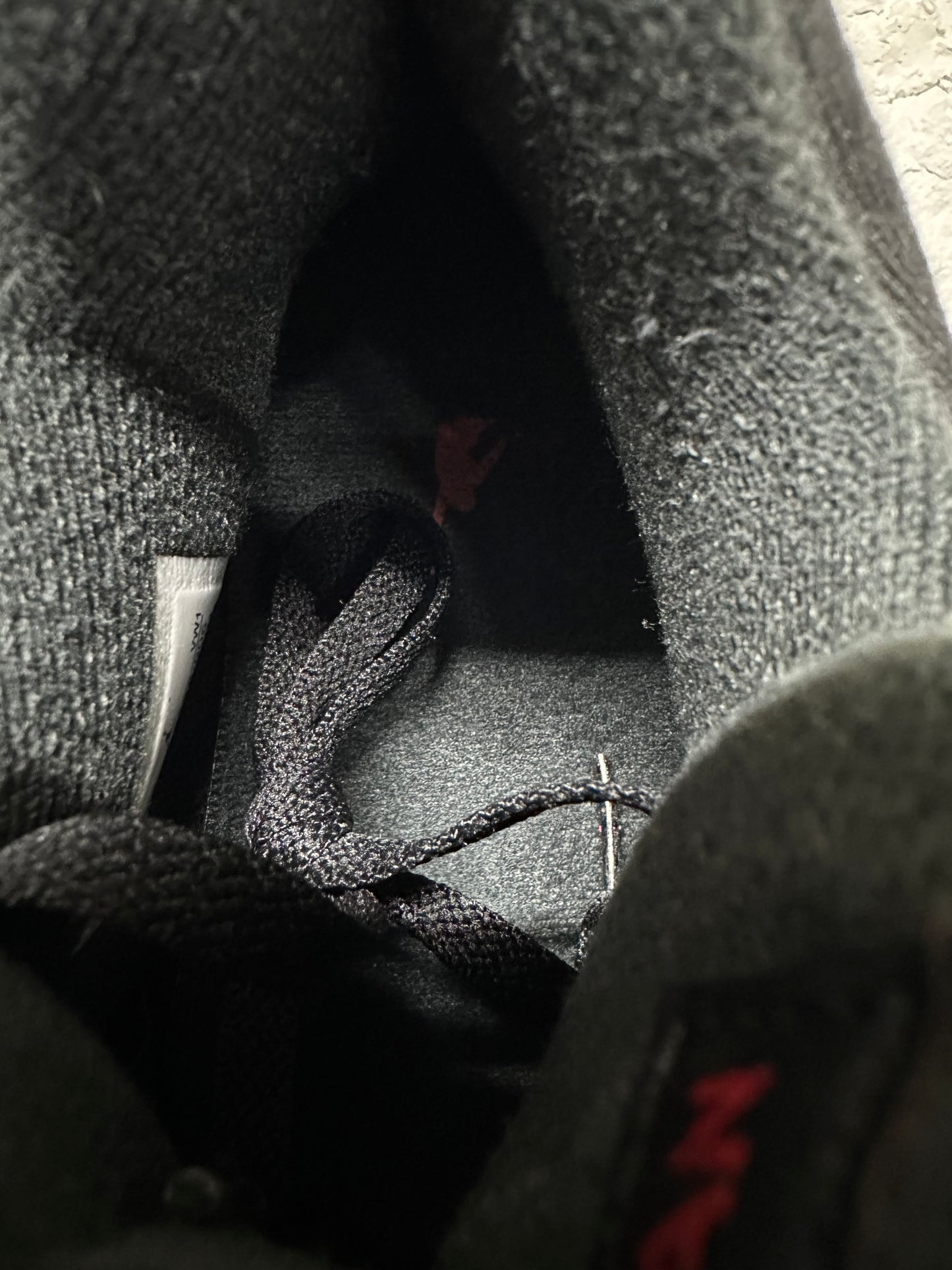 Air Jordan 4 Black Canvas Sz 11