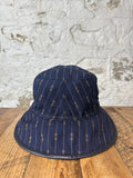 Gucci Navy Monogram Bucket Hat Sz M