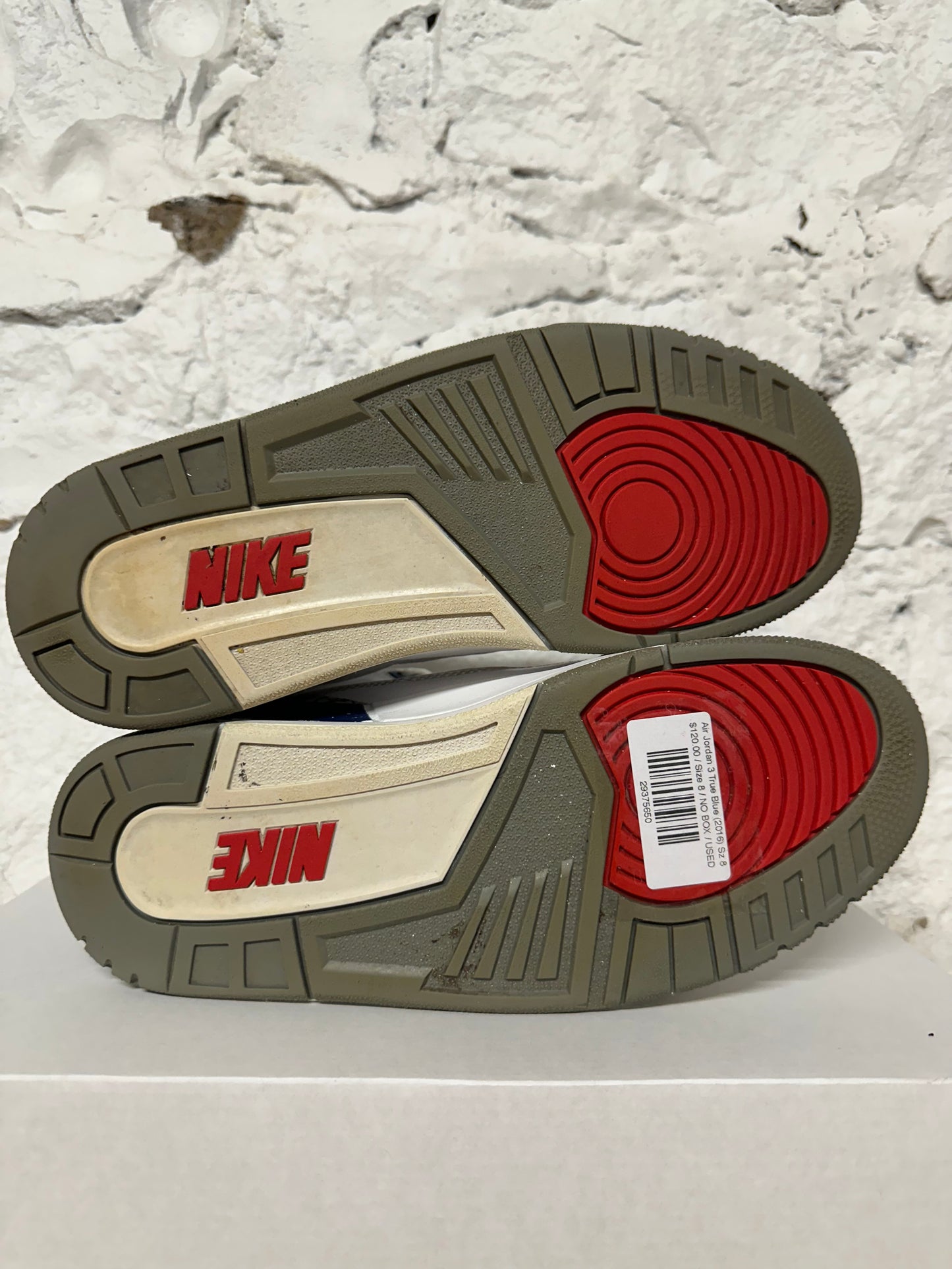 Air Jordan 3 True Blue (2016) Sz 8