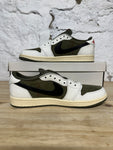 Air Jordan 1 Low Travis Scott Medium Olive Sz 10 DS