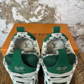Louis Vuitton Green White Skate Sneaker Sz 9 (7.5LV)