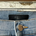 Amiri Eagle EMbroidered Patch Blue Denim Jeans Sz 32