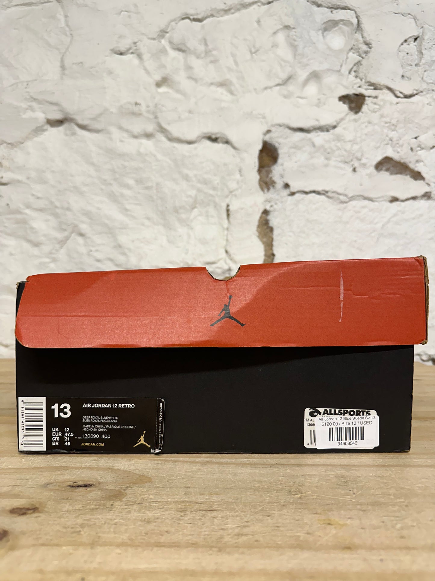 Air Jordan 12 Blue Suede Sz 13