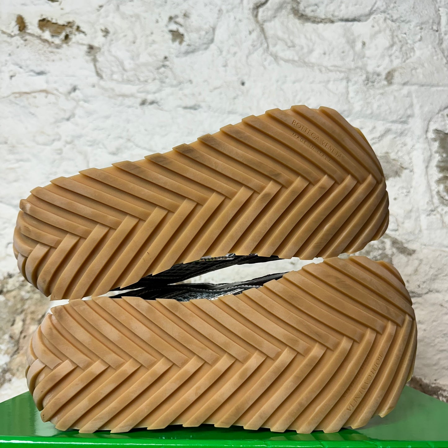 Bottega Veneta Burgundy Silver Orbit Sneaker Sz 12 (45)