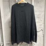 Essentials Jet Black L/S T-Shirt Sz L DS