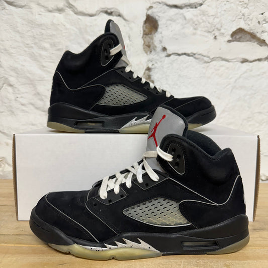 Air Jordan 5 Black Metallic Sz 6.5Y