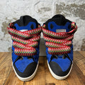 Lanvin Curb Multicolor Lace Blue White Sneaker Sz 13 (46)