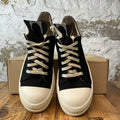 Rick Owens Hollywood Black Milk Sneaker Sz 8 (41)