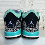 Air Jordan 3 Bleached Turquoise Mint Sz 7Y