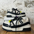 Louis Vuitton Black White Maxi Trainer Sneaker Sz 9 (7.5LV) No Box